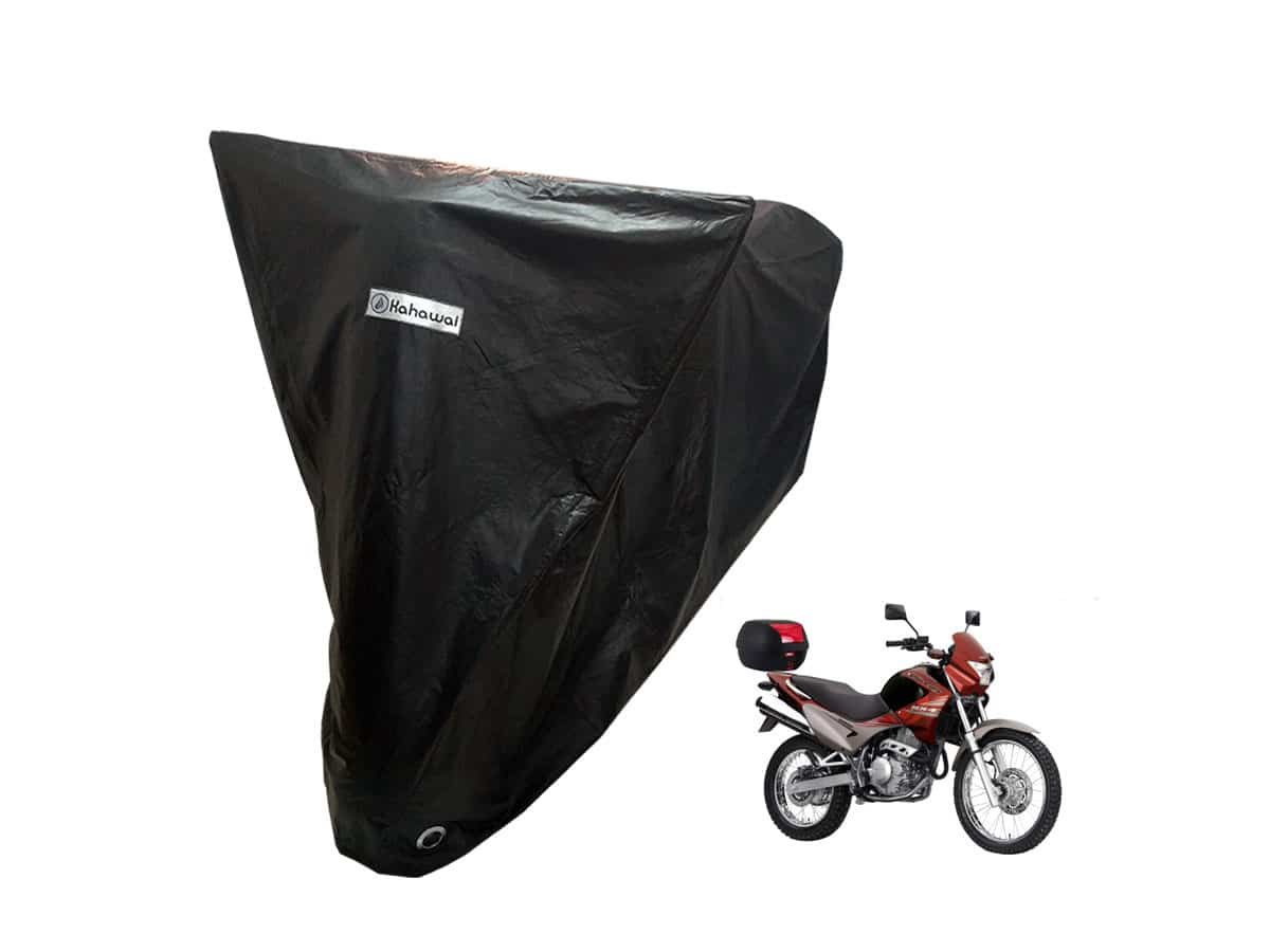 Capa Cobrir Moto Falcon NX 400 com Baú - Bauleto Capa Cobrir Moto Falcon NX 400 com Baú - Bauleto