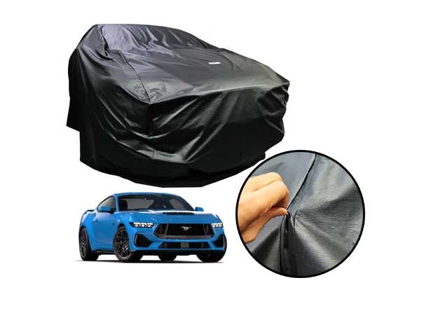 Mustang-Capa-Impermeavel-Couro-Ecologico Capa Cobrir Ford Mustang Couro Ecológico