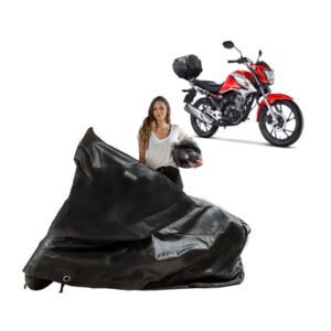Capa Protetora Moto Honta Titan 125/ 150/ 160 com Baú /Bauleto