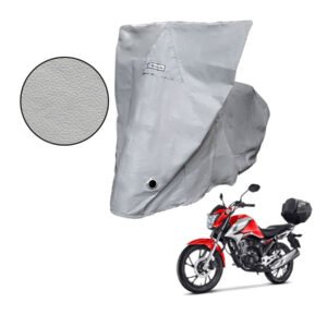 Capa Protetora Moto Honta Titan 125/ 150/ 160 Com Baú Cinza