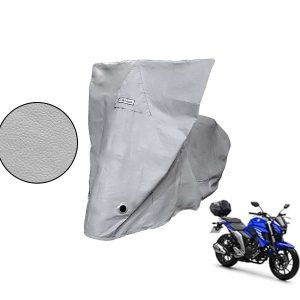 Capa Protetora Moto Yamaha Fazer 250 FZ25 com Baú Cinza