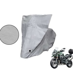 Capa Protetora Moto Triumph Tiger 1200 XCA Com Baú Cinza